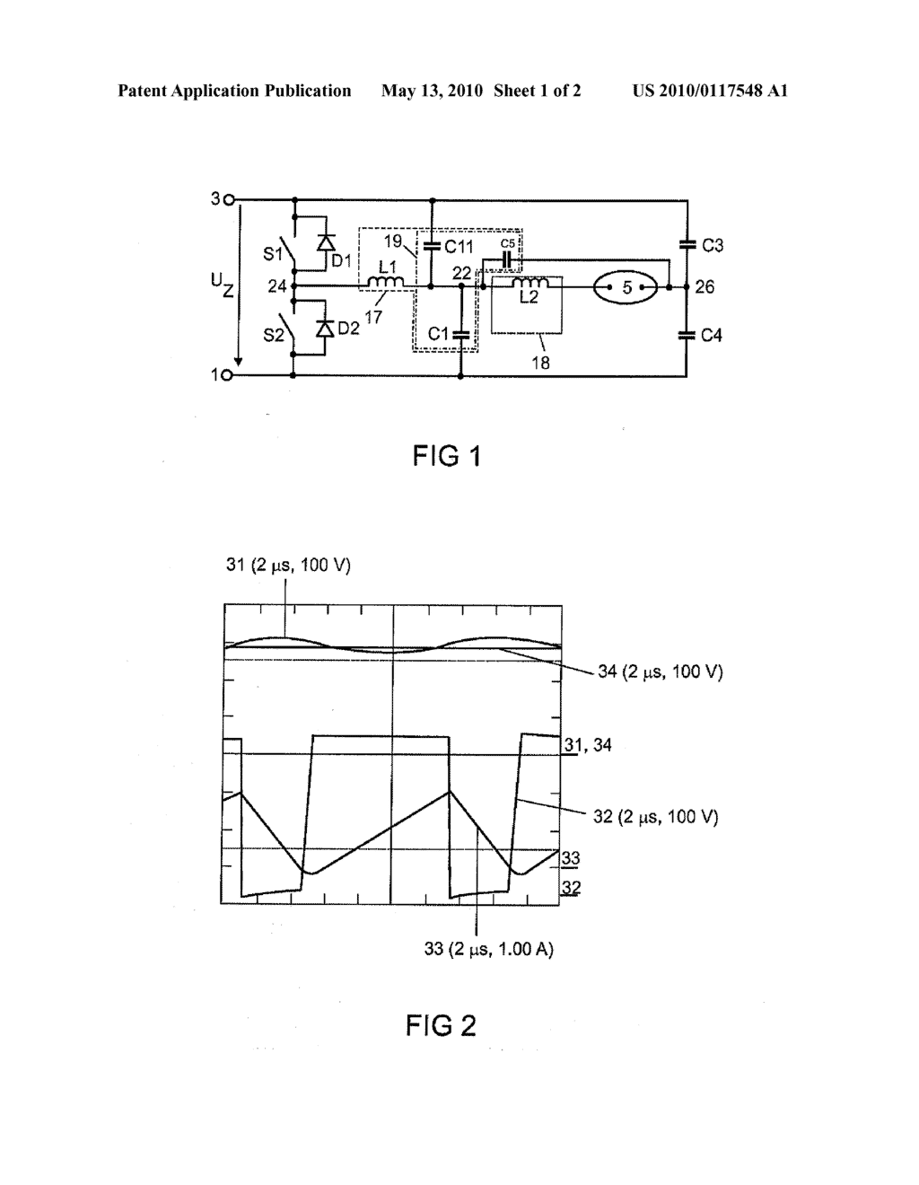 CIRCUIT ARRANGEMENT FOR IGNITING AND OPERATING A DISCHARGE LAMP - diagram, schematic, and image 02