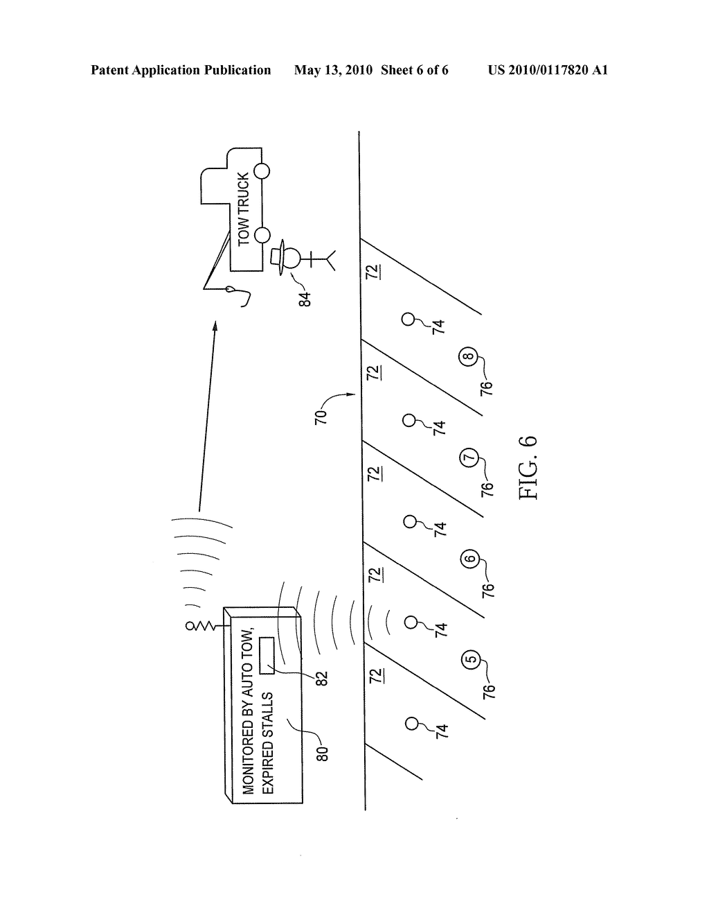 PARKING ENFORCEMENT SYSTEM AND METHOD USING WIRELESS IN-GROUND SENSORS - diagram, schematic, and image 07