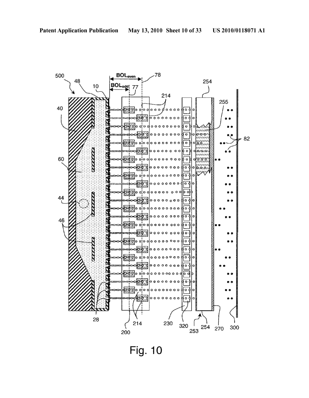 CONTINUOUS INK JET APPARATUS AND METHOD USING A PLURALITY OF BREAK-OFF TIMES - diagram, schematic, and image 11