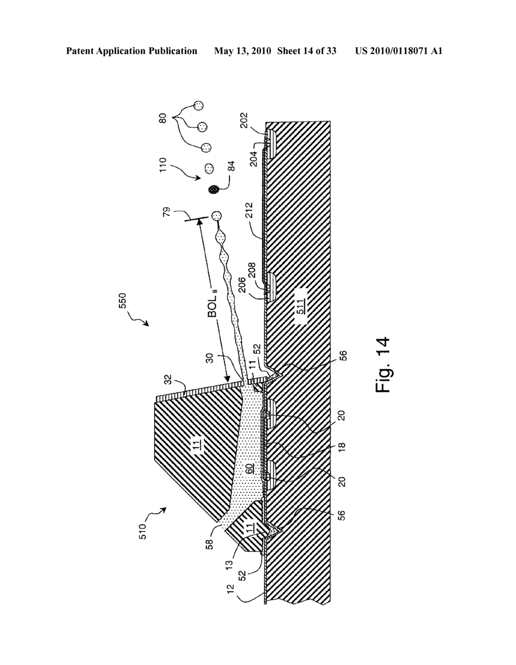 CONTINUOUS INK JET APPARATUS AND METHOD USING A PLURALITY OF BREAK-OFF TIMES - diagram, schematic, and image 15