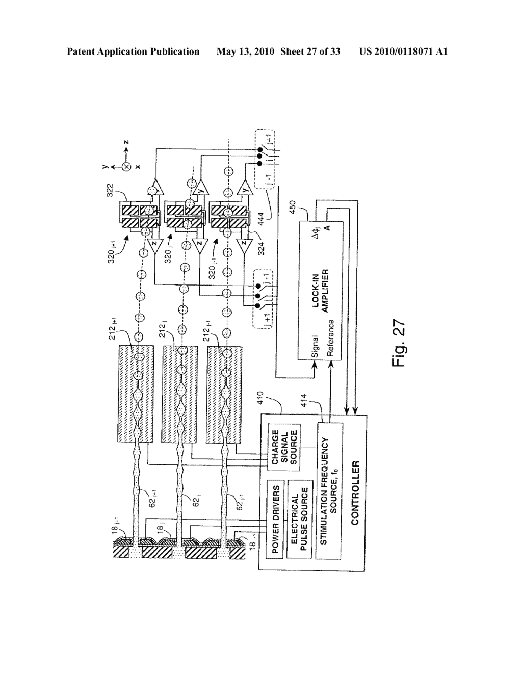 CONTINUOUS INK JET APPARATUS AND METHOD USING A PLURALITY OF BREAK-OFF TIMES - diagram, schematic, and image 28