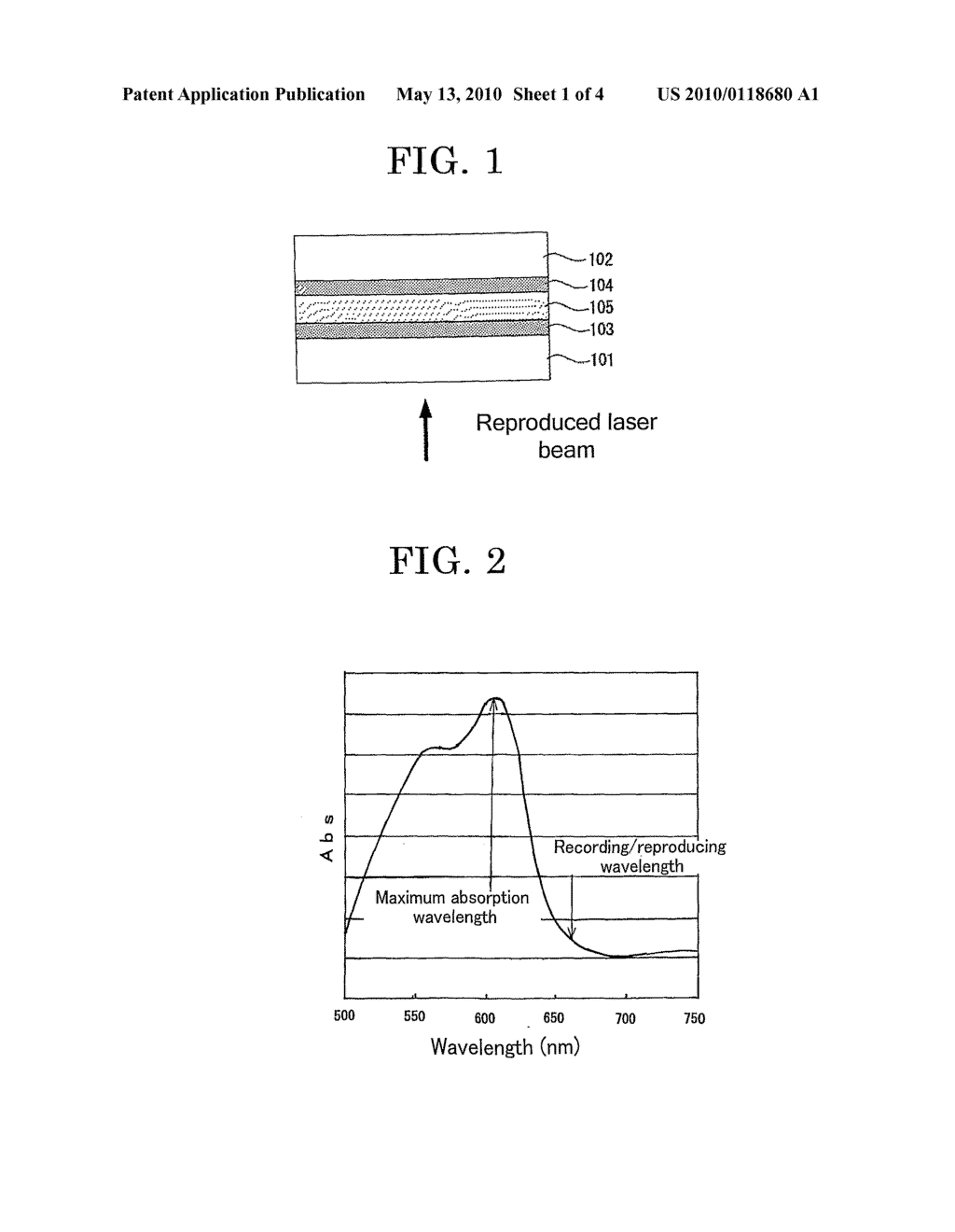OPTICAL RECORDING MATERIAL, OPTICAL RECORDING MEDIUM, AND RECORDING AND REPRODUCING METHOD OF OPTICAL RECORDING MEDIUM - diagram, schematic, and image 02
