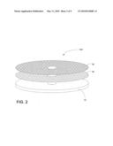 Thin optical data storage media with hard coat diagram and image