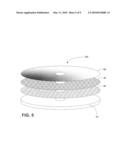 Thin optical data storage media with hard coat diagram and image