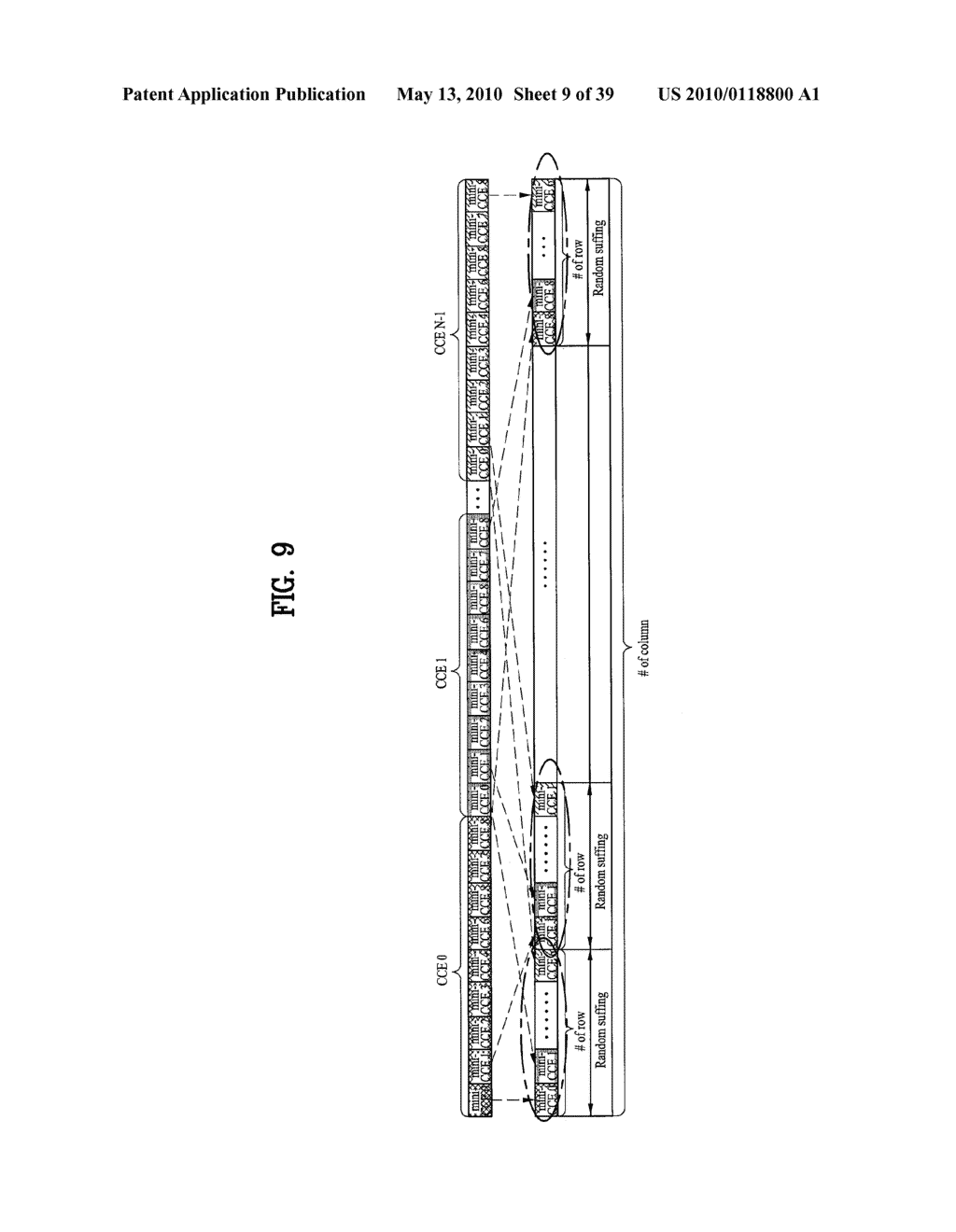 METHOD FOR TRANSMITTING DOWNLINK CONTROL CHANNEL IN A MOBILE COMMUNICATIONS SYSTEM AND A METHOD FOR MAPPING THE CONTROL CHANNEL TO PHYSICAL RESOURCE USING BLOCK INTERLEAVER IN A MOBILE COMMUNICATIONS SYSTEM - diagram, schematic, and image 10