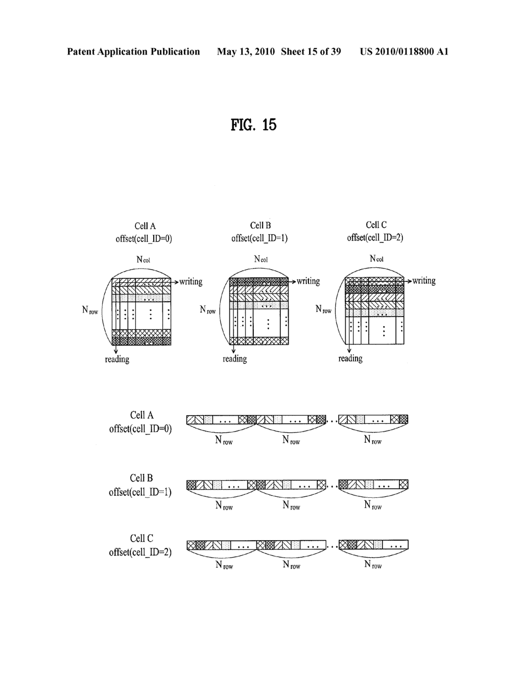 METHOD FOR TRANSMITTING DOWNLINK CONTROL CHANNEL IN A MOBILE COMMUNICATIONS SYSTEM AND A METHOD FOR MAPPING THE CONTROL CHANNEL TO PHYSICAL RESOURCE USING BLOCK INTERLEAVER IN A MOBILE COMMUNICATIONS SYSTEM - diagram, schematic, and image 16