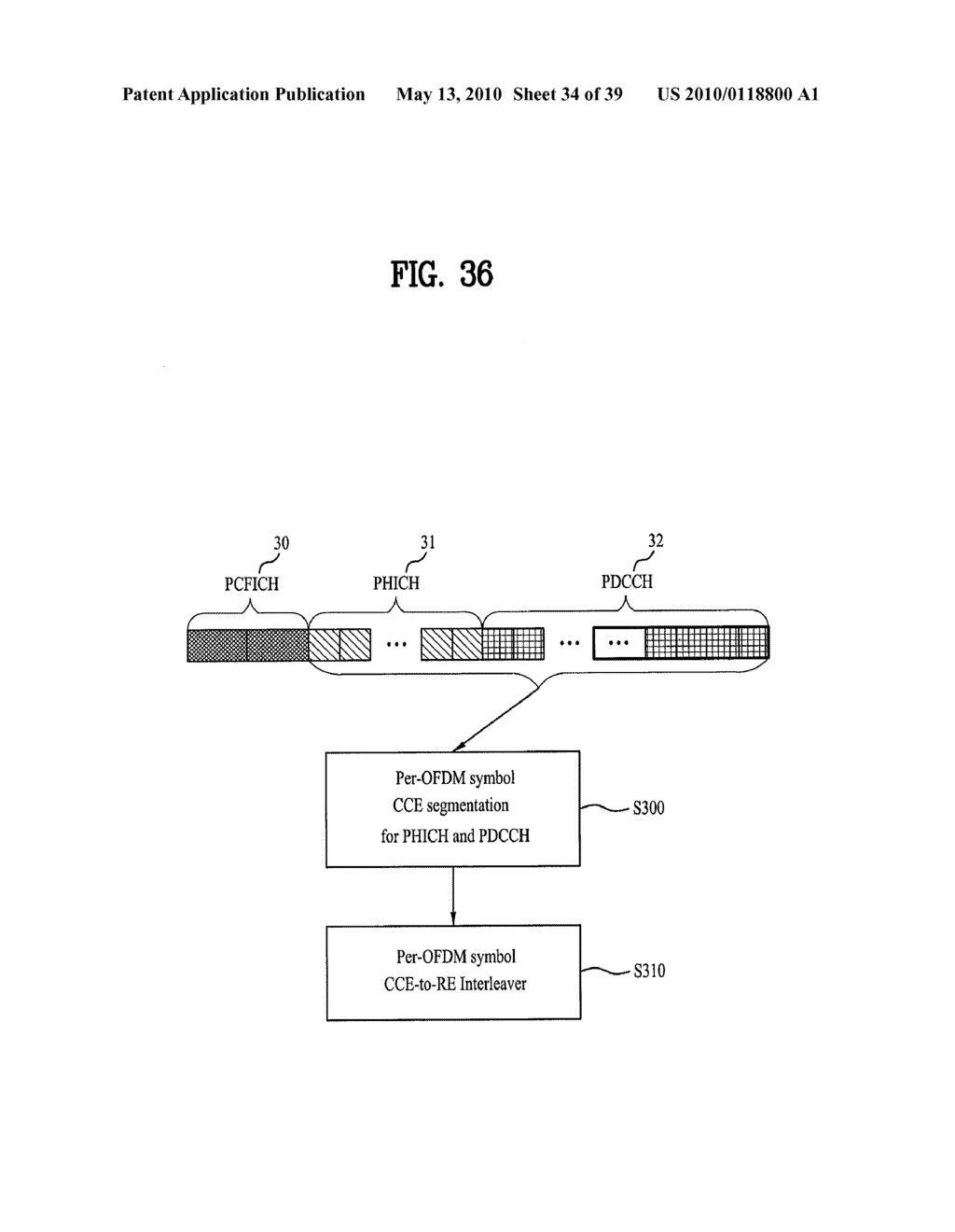METHOD FOR TRANSMITTING DOWNLINK CONTROL CHANNEL IN A MOBILE COMMUNICATIONS SYSTEM AND A METHOD FOR MAPPING THE CONTROL CHANNEL TO PHYSICAL RESOURCE USING BLOCK INTERLEAVER IN A MOBILE COMMUNICATIONS SYSTEM - diagram, schematic, and image 35