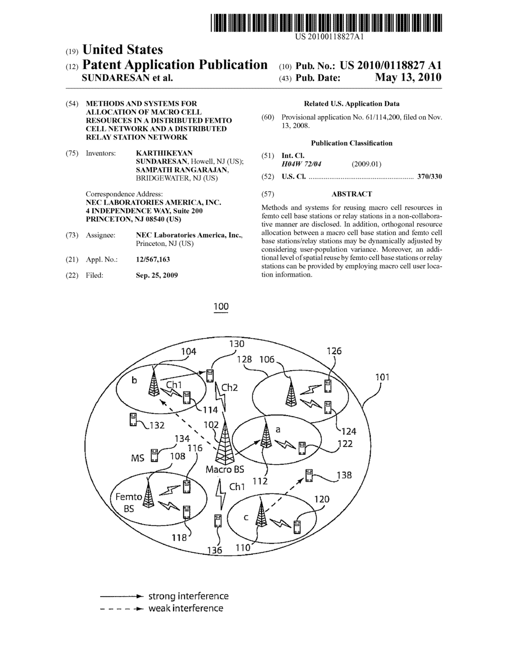 METHODS AND SYSTEMS FOR ALLOCATION OF MACRO CELL RESOURCES IN A DISTRIBUTED FEMTO CELL NETWORK AND A DISTRIBUTED RELAY STATION NETWORK - diagram, schematic, and image 01