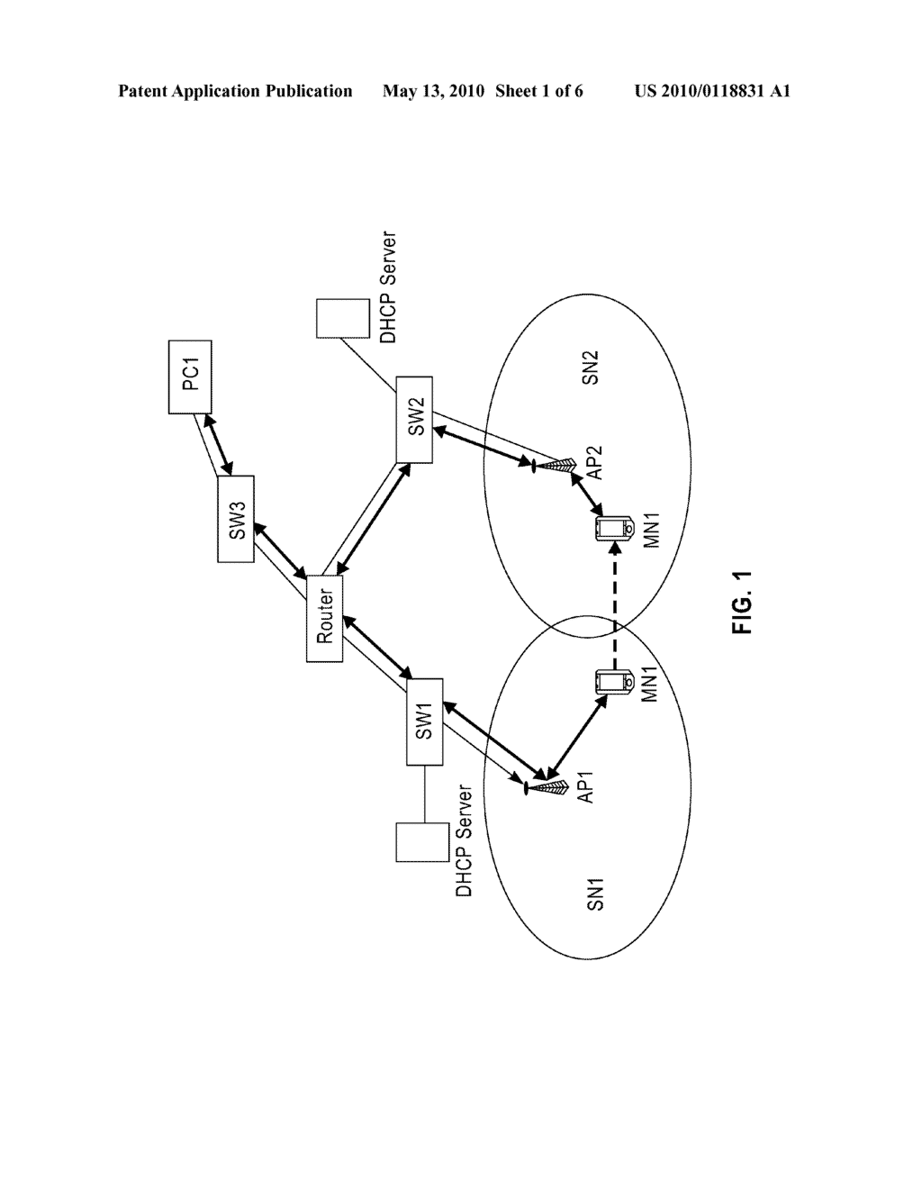 Method For Network Layer Handoff Over a Wireless LAN and an Associated Access Point Device - diagram, schematic, and image 02