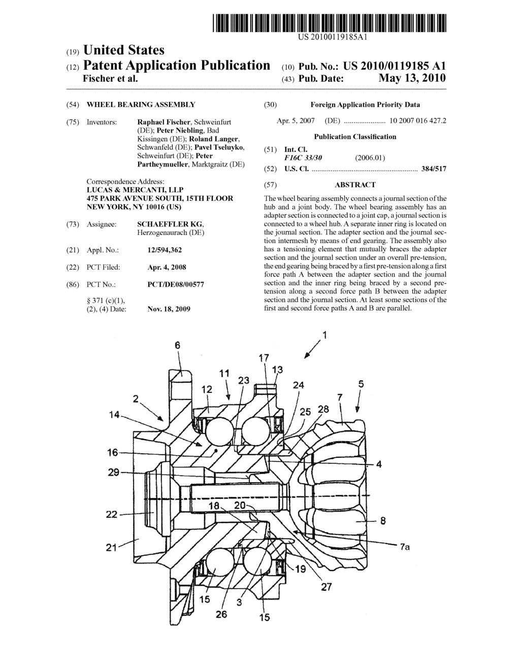 WHEEL BEARING ASSEMBLY - diagram, schematic, and image 01