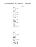 DISPENSER WITH A FLOW-THROUGH COMPRESSIBLE GASKET diagram and image