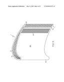 COOLED COMPONENT WITH A FEATURED SURFACE AND RELATED MANUFACTURING METHOD diagram and image