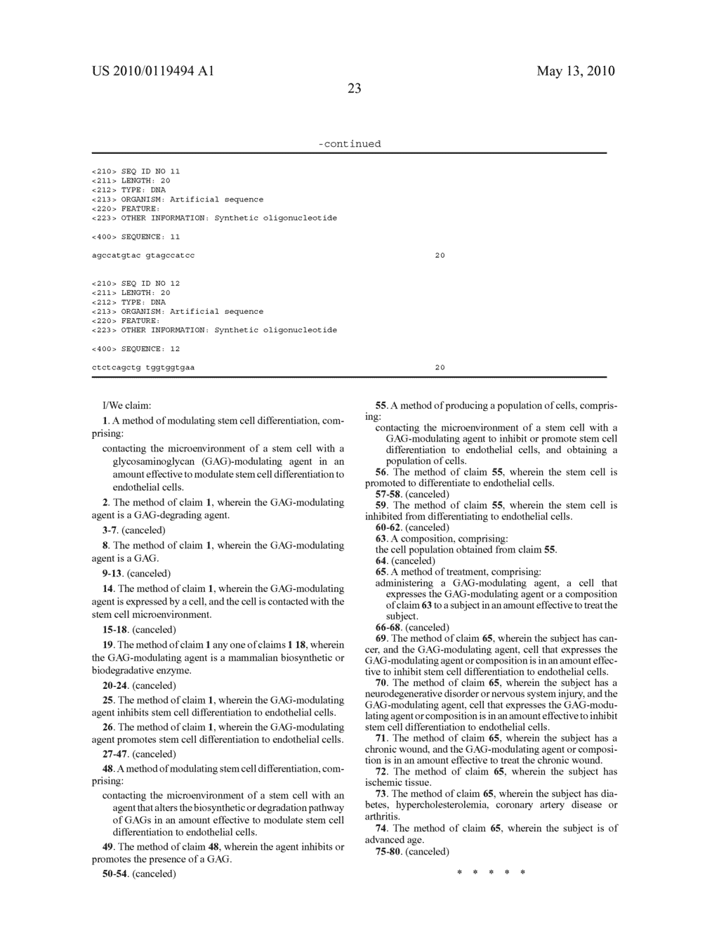 METHODS AND COMPOSITIONS RELATED TO MODULATING THE EXTRACELLULAR STEM CELL ENVIRONMENT - diagram, schematic, and image 55