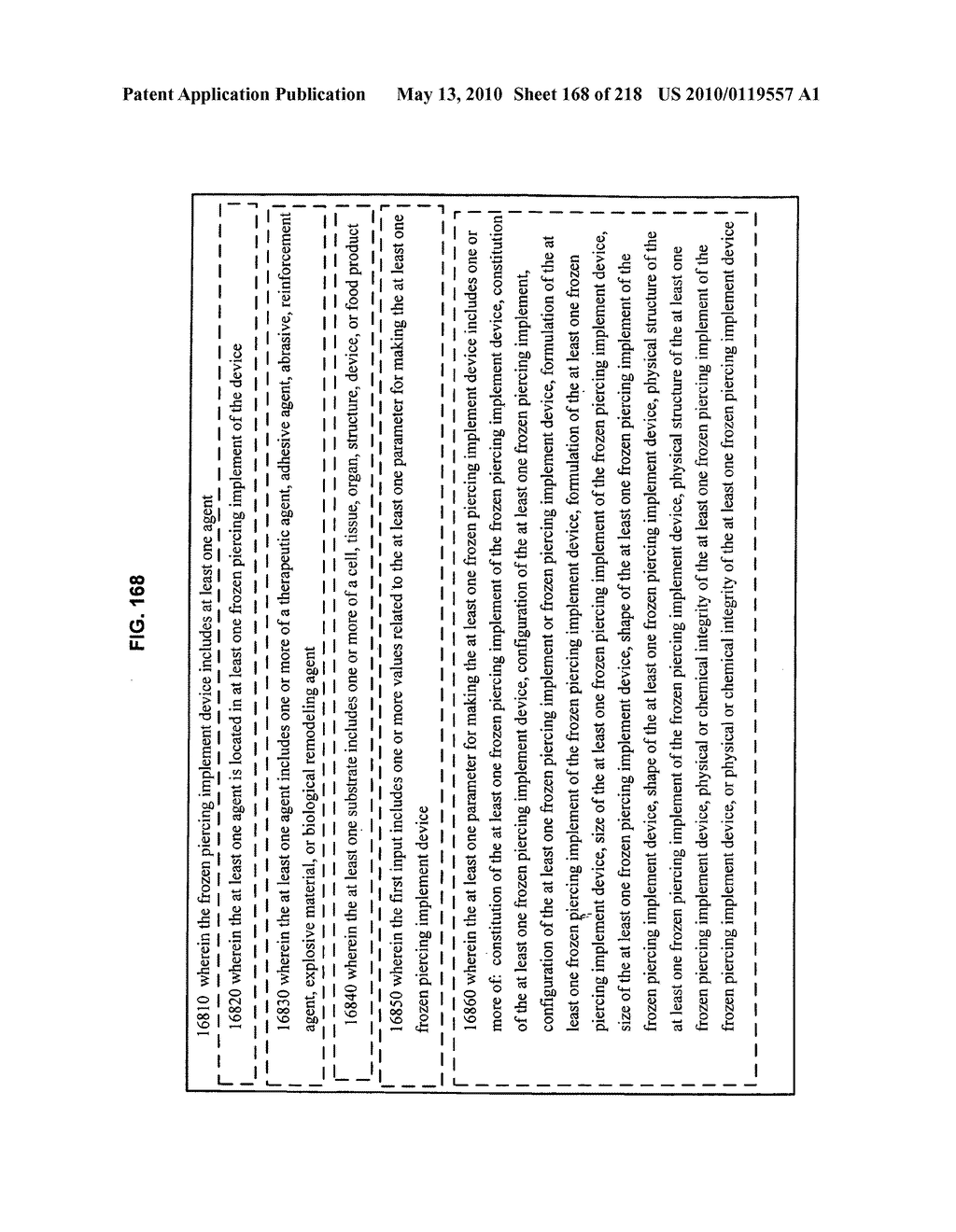 Frozen compositions and methods for piercing a substrate - diagram, schematic, and image 169