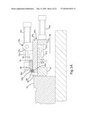 APPARATUS AND METHOD FOR MOLDING ONTO A STRETCHED BLANK diagram and image