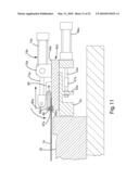 APPARATUS AND METHOD FOR MOLDING ONTO A STRETCHED BLANK diagram and image