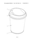 SELF-HEATING CONTAINER FOR PREPARING A FRESH HOT DRINK diagram and image