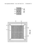 Micro scale flow through sorbent plate collection device diagram and image