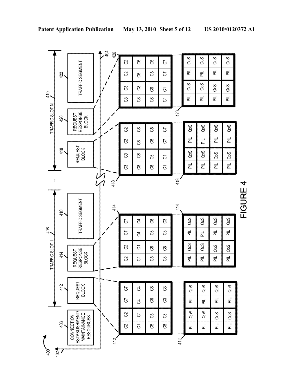 METHODS AND APPARATUS FOR SUPPORTING DISTRIBUTED SCHEDULING USING QUALITY OF SERVICE INFORMATION IN A PEER TO PEER NETWORK - diagram, schematic, and image 06