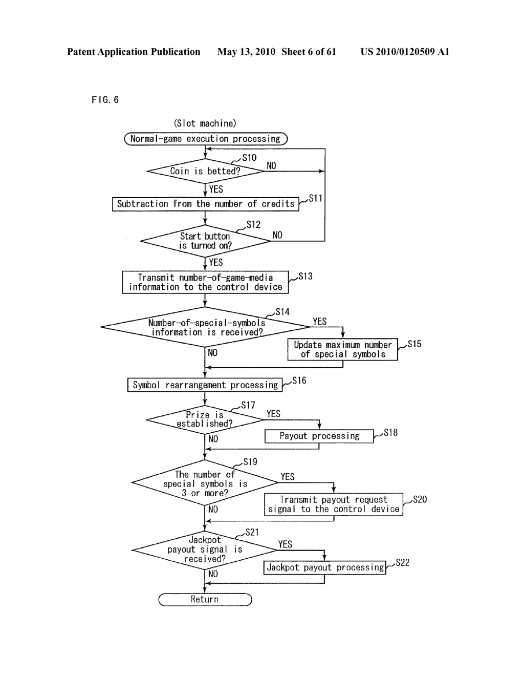 GAMING MACHINE AND GAMING SYSTEM ACCUMULATING BETTED GAME MEDIA AND METHOD FOR CONTROLLING THE GAMING MACHINE - diagram, schematic, and image 07