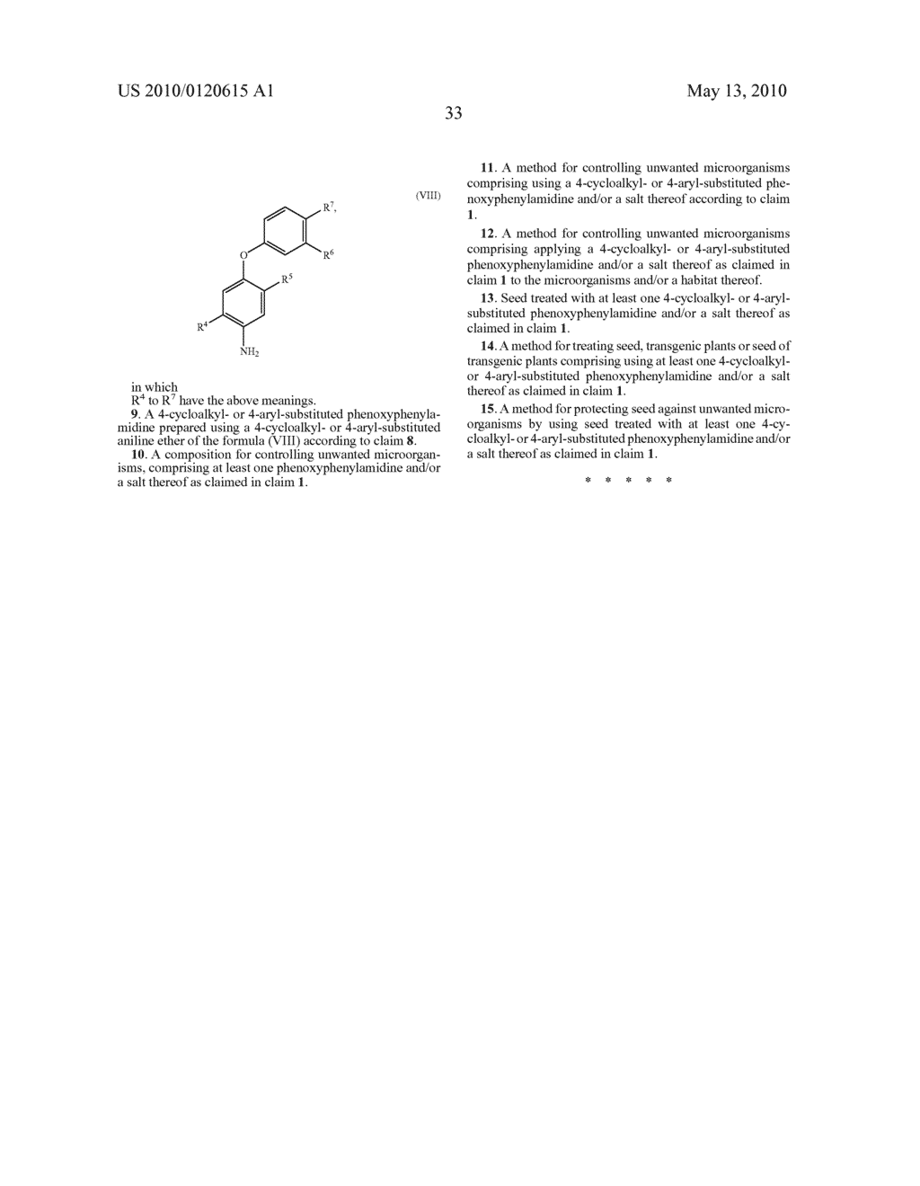 4-CYCLOALKYL OR 4-SUBSTITUTED PHENOXYPHENYLAMIDINES AND USE THEREOF AS FUNGICIDES - diagram, schematic, and image 34