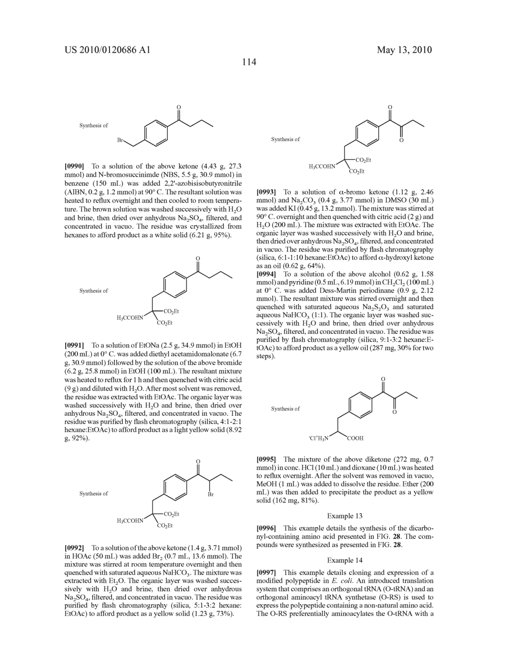 COMPOSITIONS CONTAINING, METHODS INVOLVING, AND USES OF NON-NATURAL AMINO ACIDS AND POLYPEPTIDES - diagram, schematic, and image 180