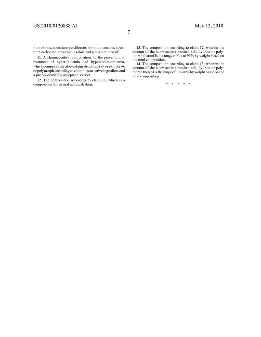 ATORVASTATIN STRONTIUM SALT AND PHARMACEUTICAL COMPOSITION COMPRISING SAME - diagram, schematic, and image 13