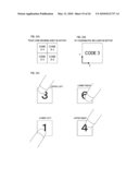 PERSONAL IDENTIFICATION NUMBER CODE INPUT METHOD USING DOT PATTERN, PERSONAL IDENTIFICATION NUMBER CODE INPUT METHOD, AND INTERNET SHOPPING SETTLEMENT SYSTEM diagram and image