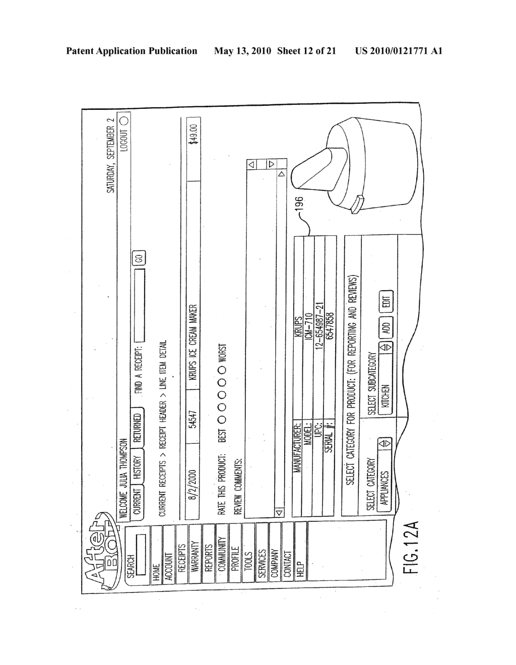 SYSTEM AND METHODS FOR AUTOMATING PRODUCT RETURNS - diagram, schematic, and image 13