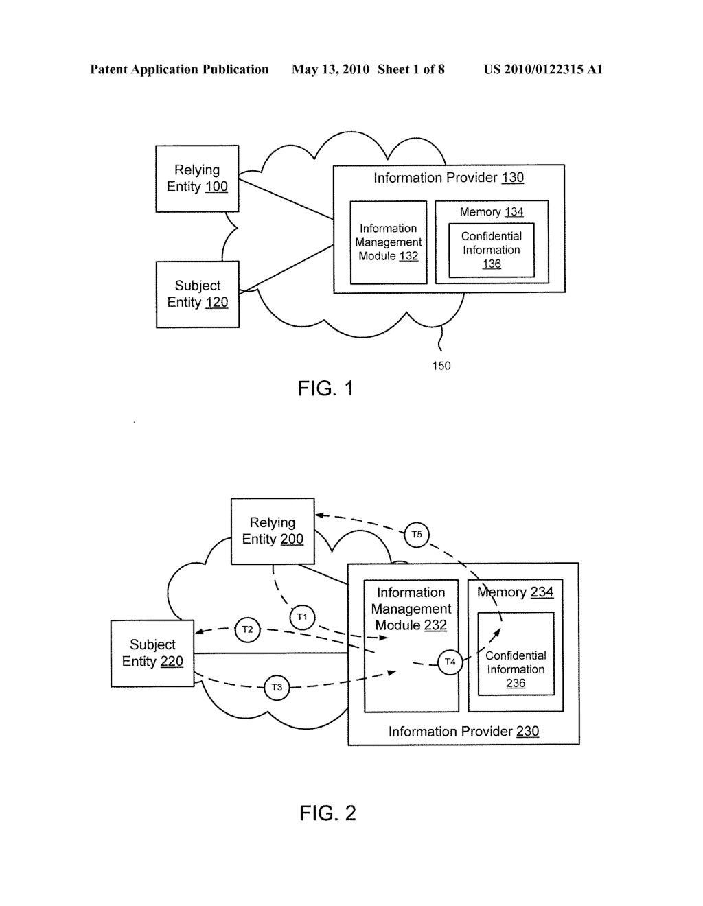 METHODS AND APPARATUS RELATED TO TRANSMISSION OF CONFIDENTIAL INFORMATION TO A RELYING ENTITY - diagram, schematic, and image 02