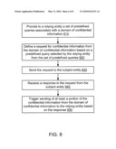 METHODS AND APPARATUS RELATED TO TRANSMISSION OF CONFIDENTIAL INFORMATION TO A RELYING ENTITY diagram and image