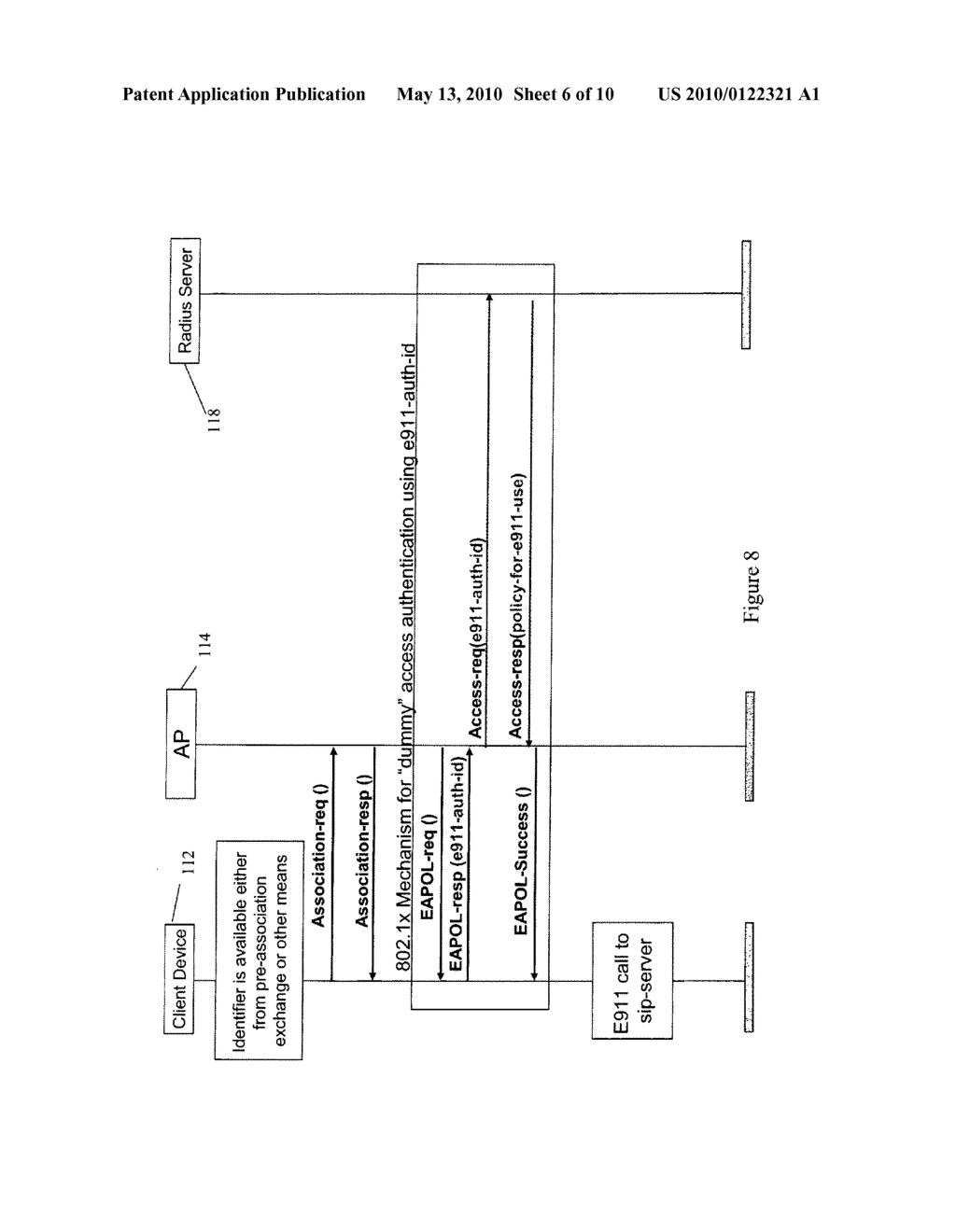SYSTEM AND METHOD FOR AUTHENTICATION FOR WIRELESS EMERGENCY SERVICES - diagram, schematic, and image 07