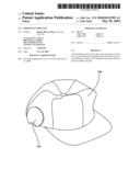 Sports hat side clip diagram and image