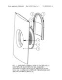 Slide-on groove and flange faceplate- tieplate overflow sub-assembly of a sink or bath drain assembly diagram and image