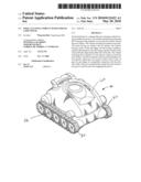 POOL CLEANING VEHICLE WITH ENDLESS LOOP TRACK diagram and image