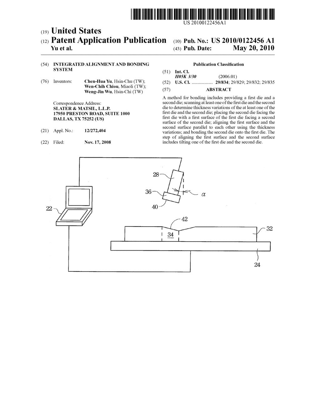 Integrated Alignment and Bonding System - diagram, schematic, and image 01