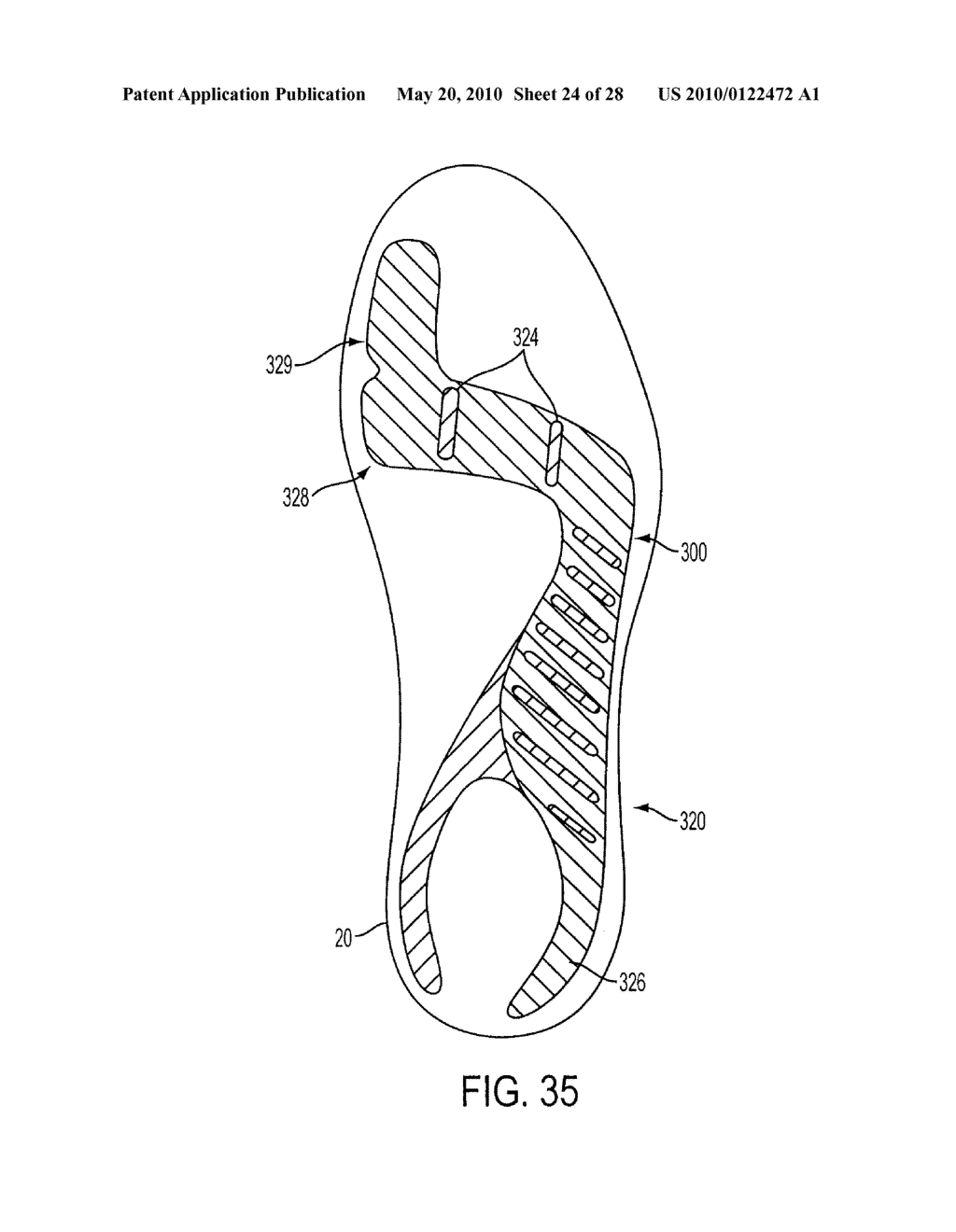 Torsion Control Devices and Related Articles of Footwear - diagram, schematic, and image 25