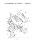 Shoe With Interchangeable Foreparts And Heels diagram and image