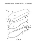 MOLDED INSULATED SHOE FOOTBED AND METHOD OF MAKING AN INSULATED FOOTBED diagram and image