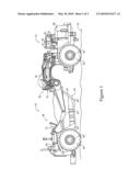 Hydraulic actuator assembly and scraper using same diagram and image