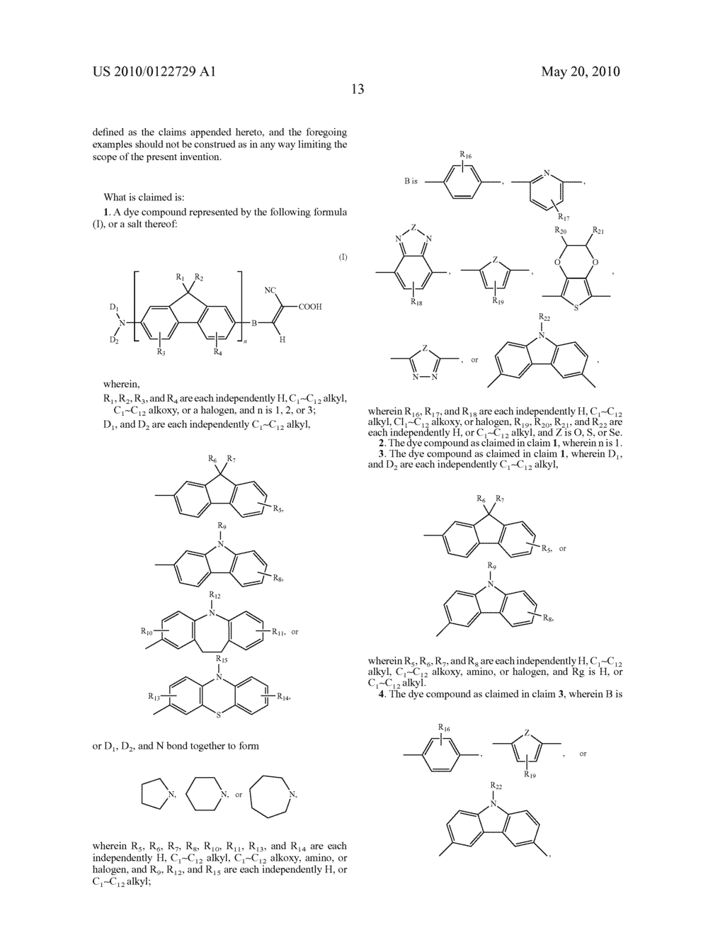 Dye compound and photoelectric component using the same - diagram, schematic, and image 14