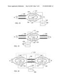 Single flow circuit heat exchange device for periodic positive and reverse directional pumping diagram and image