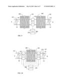 Single flow circuit heat absorbing/release device for periodic positive and reverse directional pumping diagram and image