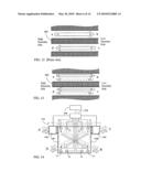 Double flow-circuit heat exchange device for periodic positive and reverse directional pumping diagram and image