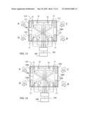 Double flow-circuit heat exchange device for periodic positive and reverse directional pumping diagram and image