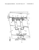 Display mount for corner installations diagram and image