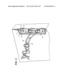 Display mount for corner installations diagram and image