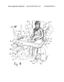 AUTOMOTIVE SEAT RECONFIGURABLE TO WORK DESK diagram and image