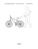 Bicycle meter assembly with positioning function diagram and image