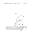 Touch input device, portable device using the same and method of controlling the same diagram and image